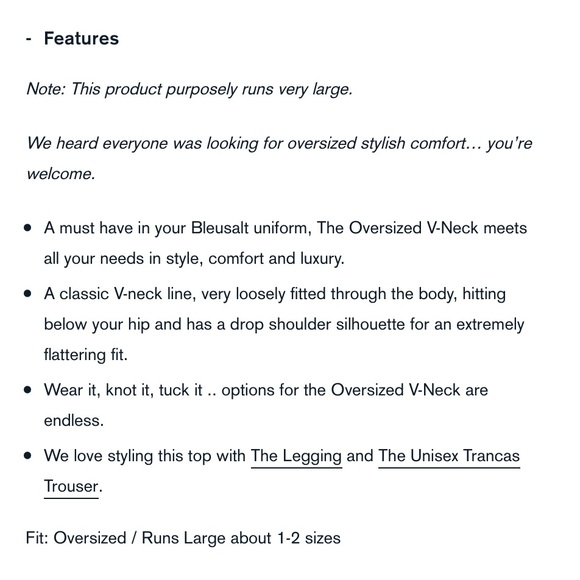 Bleusalt Oversized Top - Picture 9 of 10